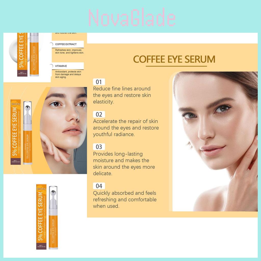 Eelhoe Caffeine Eye Cream Nourishing Hydrating Firming Cream For Comfortable Eye Care