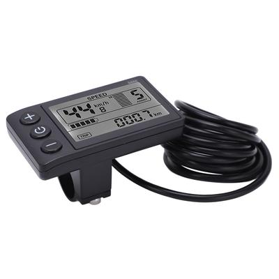 J-ouuoS866 Electric Bicycle Display LCD Meter 24V 36V 48V Electric Scooter Control Panel with SM Plug
