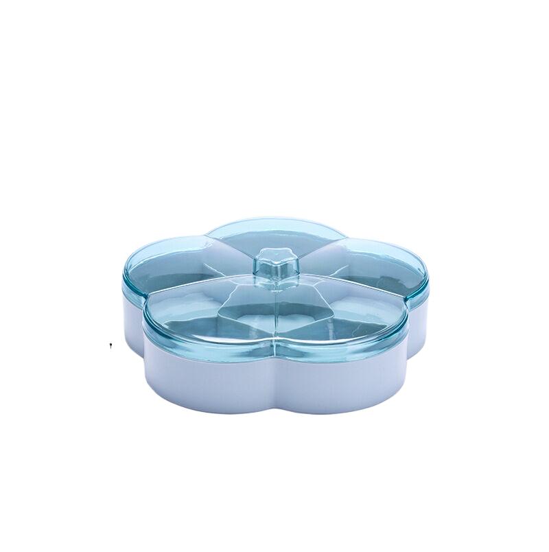 Large Capacity Nut Snack Storage Box, Double-layer Stackable Fruit Tray, Household Food Container, New Year Snack Storage Box