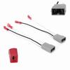 Pair Car Speaker Wire Harness Adapter Plug Modification Replacement for AcuraAccord