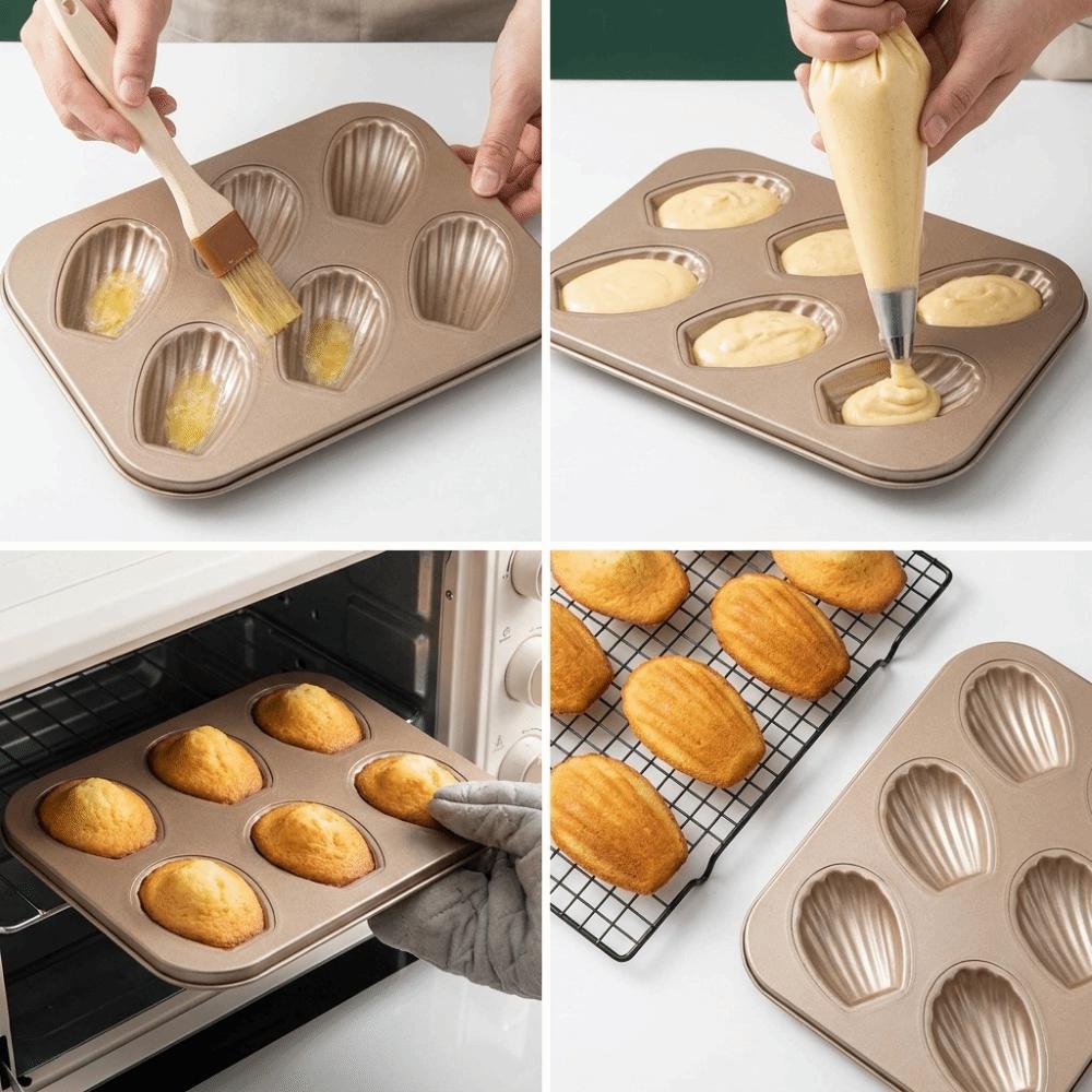 Carbon Steel Muffin Pan Non-Stick Cupcake Mold Creative Dessert Mold Home Oven