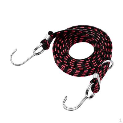 Cord Elastic Stretch Luggage Straps Rope Hook Tie Motorcycle