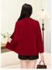 Faux Mink Button Knit Lapel Cardigan: Stylish, Warm Autumn/Winter Sweater for Women.