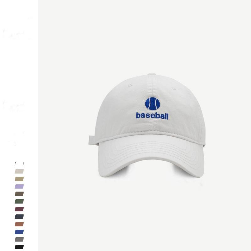 Face small baseball cap female couple street fashion letter embroidery soft top cap men's basketball cap