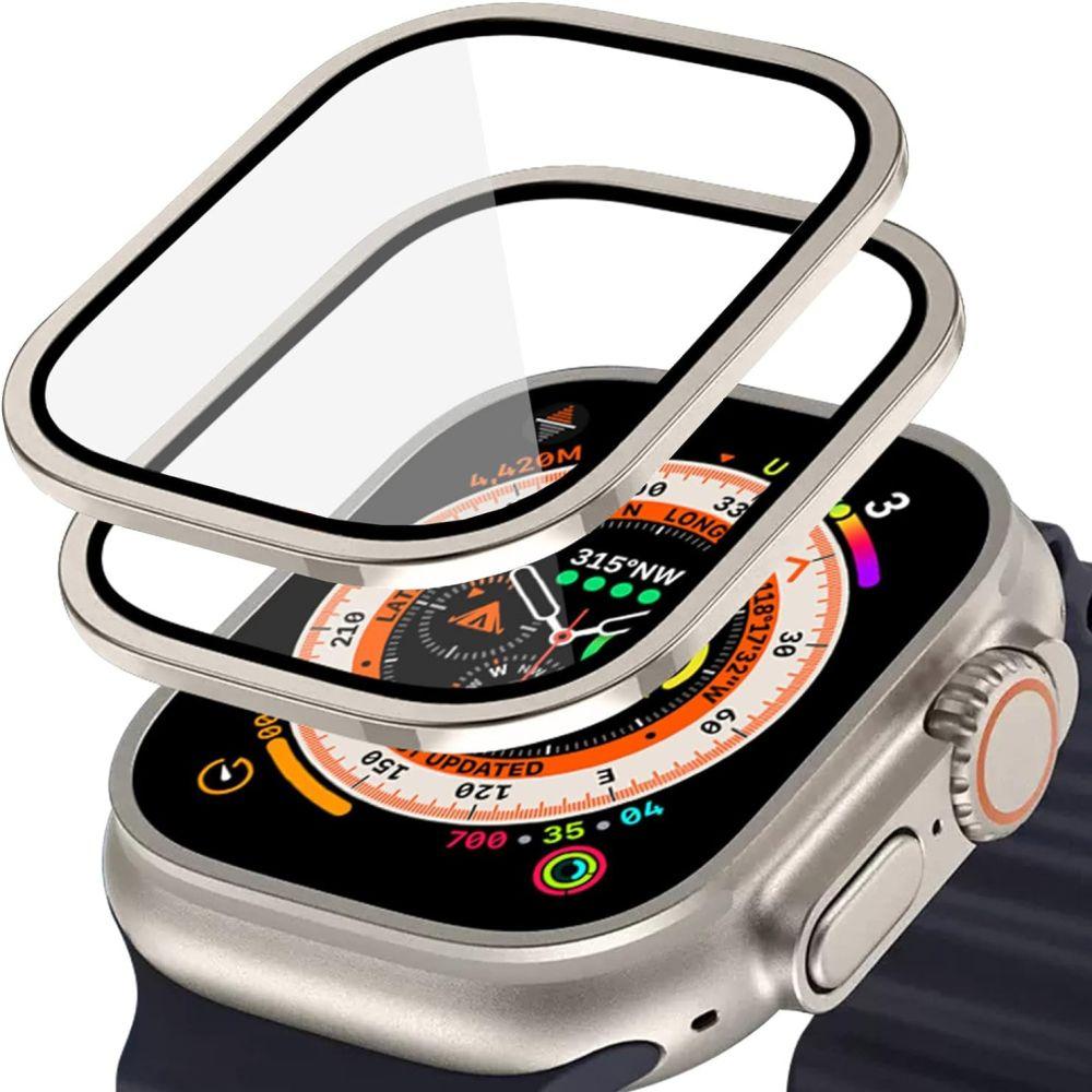 Szkło Hartowane Hofi Glass Ring 2-Pack Apple Watch Ultra 1 / 2 (49 Mm) Titanium