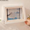 Creative A4/A3 Magnetic Flip Photo Frame Front Opening Changeable A4 Photo Frame Elastic Straps Photo Storage Frame Kindergarten