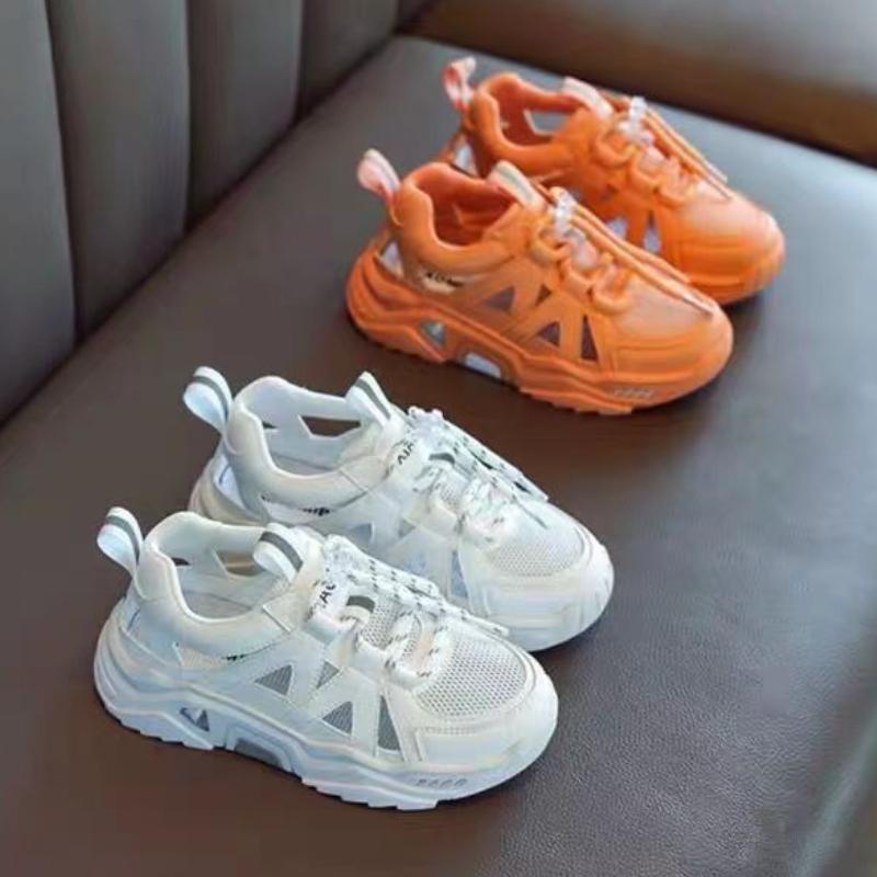 Summer Kids Shoes New Fashion Comfort Sneakers Soft Bottom Anti Slip Breathable Girls Shoe Casual Simple Retro Boy Shoe Tenis