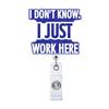 Glitter Acrylic Easy To Pull Badge Telescopic Buckle 360° Rotation Retractable Doctor Nurse Badge Reel Bottle Id Card Holder