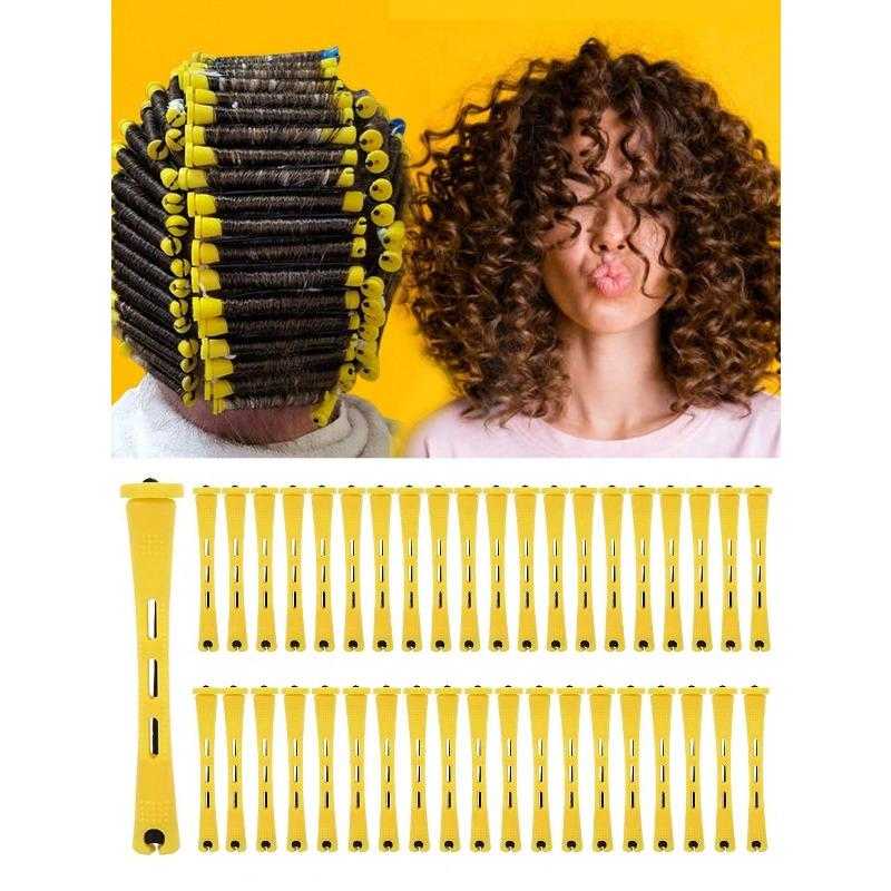 10pcs Perm Rods Set Create Natural Waves & Curls Hair Rollers Perfect For DIY Hairdressing & Styling Hair Tools, Hair Products For Barber Salon
