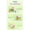 Montessori Object Permanent Box Wooden Toy Color Sorting Shape Matching Box Coins Ball Early Educational Toys Fine Motor Skill