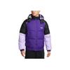 Nike LeBron Color Block Puffer Jacket Purple Black Men DQ6141-547