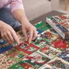 Adventní kalendář 2023 Vánoční skládačka - Santa Claus připravuje dárky, 24 krabiček-puzzlí pro dospělé a děti Odpočítávání do vánoční domácí dekorace