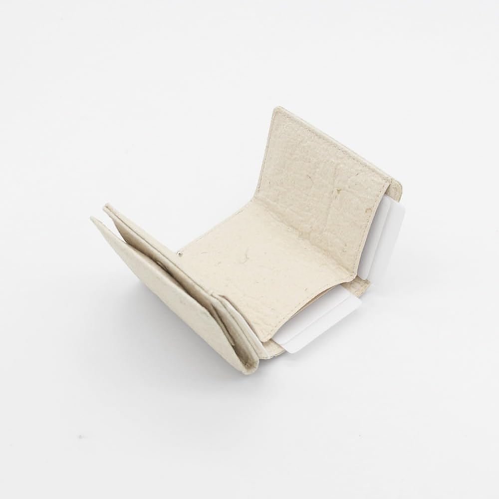 Nadaya Piñatex Pinamore Tri-fold Wallet, Brown, Higashi-Osaka Certified Brand Product, H75 X W100 X D30mm, 16129