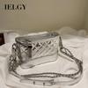 Noble Elegant Fashion Bag Western Style All-Match Solid Color Straying Bag Chain Diagonal Bag