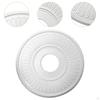 Ceiling Medallion Easy Installation Sturdy Fan Light Fixture Cover Plate for
