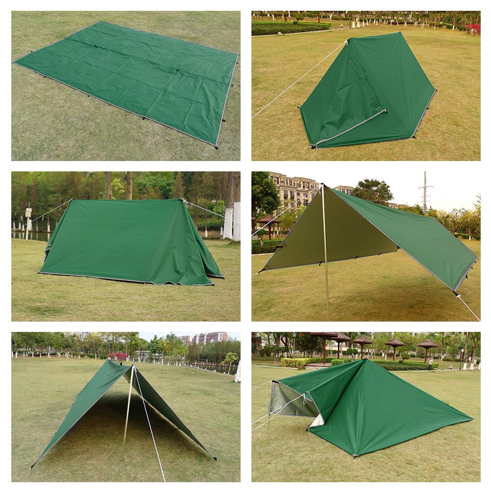 3x3/3x4/3x5M Rainproof Shade Canopy Outdoor Waterproof Tent Shade Umbrella Large Garden Camping Sun Shelter Beach Hammock