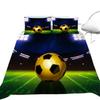 Football Series Quilt Cover Pillowcase Two Or Three-Piece Set 3D Digital Printing Polyester Sports Style