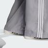 Adidas Originals Striped Logo Drawstring Loose Wide-Leg Knit Sports Pants Women bottoms Gray JD3389