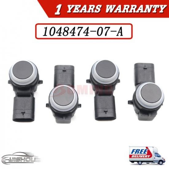 1048474-07-A 4PCS New Ultrasonic Parking Sensor For Tesla Model S Model X 14-16