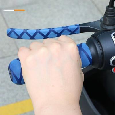 Poignées de Guidon de Moto, Manchon de Poignées de Moto Thermorétractables Antidérapantes, Klaxons de Voiture Électrique Universels Cache Levier de Frein Pour Moto