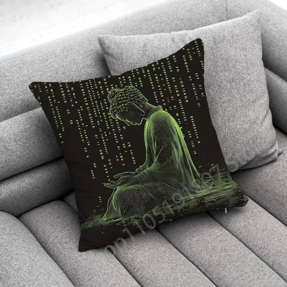 Indie Budda Buddyzm Poszewka na poduszkę dekoracyjną Na 50cm 40cm 55cm 45*45cm 30cm Kwadratowa Poszewka na poduszkę do sypialni