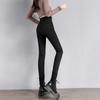 Breasted Jeans Women's Autumn and Winter 2025 New High-waisted Slim-fitting Pencil Pants Elastic Leggings