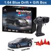 1/64 Or 1/43 Mini Drift Rc Car Remote Control Racing Vehicle With Led Lights Radio Controlled High Speed Car Desktop Toys