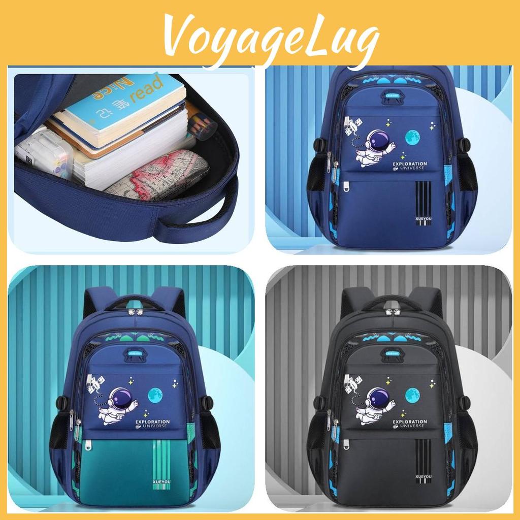Spacious Astronaut School Backpack Breathable Lightweight Oxford Fabric For Boys