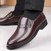 Leather shoes men's shoes business dress shoes soft-soled non-slip shoes