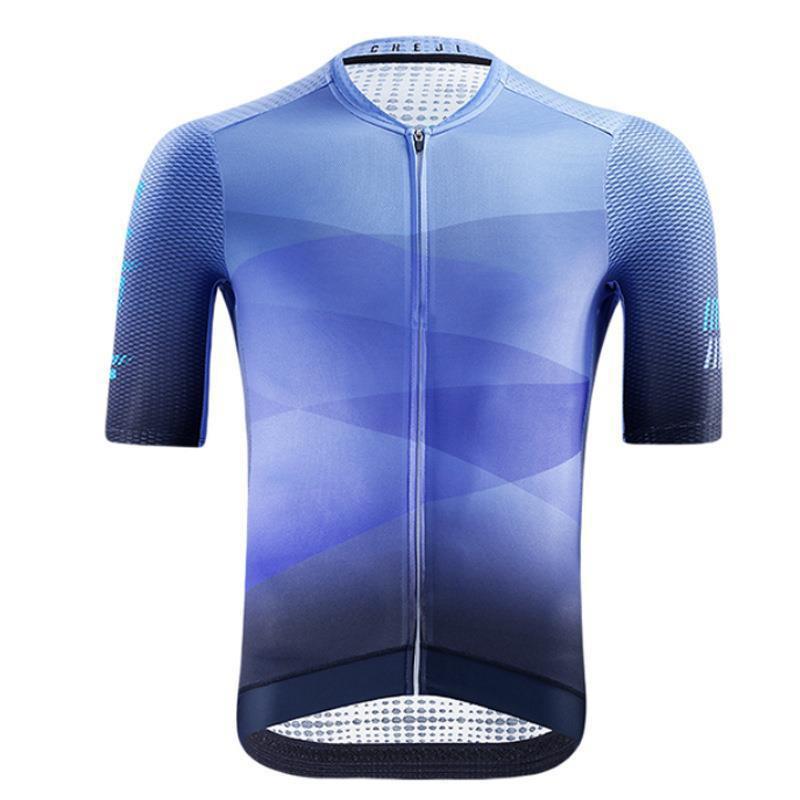 Mens Cycling Jersey Bib Shorts Set Quick-Dry Breathable Bike Wear Road MTB Trail Riding