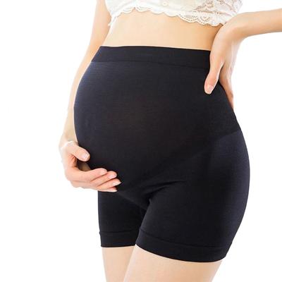 CORELAVISH Maternity Cotton Maternity Prevents Solid Plus Gray Leggings, Ribbed, Summer, 3/4 Length, Women's Pants, Shorts, Chafing, Anti-See-Through,