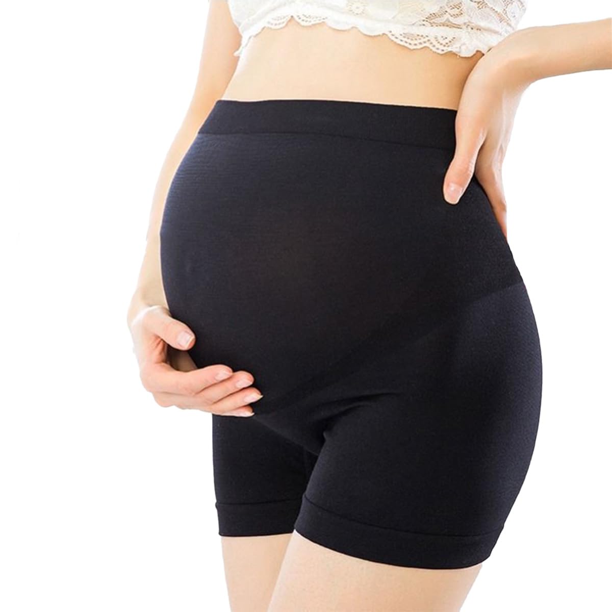 

CORELAVISH Хлопковые Леггинсы для Беременных Предотвращают Натирание Однотонные Плюс Серые Леггинсы, В рубчик, Летние, Длиной 3/4, Женские Брюки, Шорты, Защита от Просвечивания, чёрный