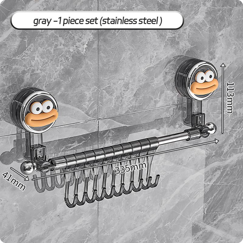 

Ванная комната и стеллаж для хранения вещей в ванной комнате с присоской, неперфорированный, настенный держатель для полотенец, кухонный стеллаж для хранения вещей, бытовое хранение M