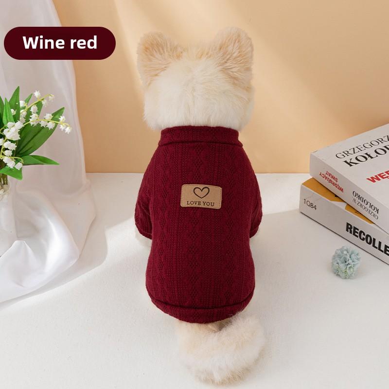 New Winter, Pet Cats and Dogs Do Not Shed Hair or Fade, Thickened Fashion Sweater