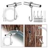 Maple Tree Tapping Set Cleaning Brushes Tree Tap Maple Syrup Spiles with Hooks Stainless Steel Maple Tree Taps Spiles for Home