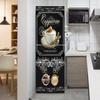 Decorative Fridge Vinyl Pared Wallpaper Wrap Refrigerator Sticker Door Cover Wall Stickers Home Decor For The Kitchen