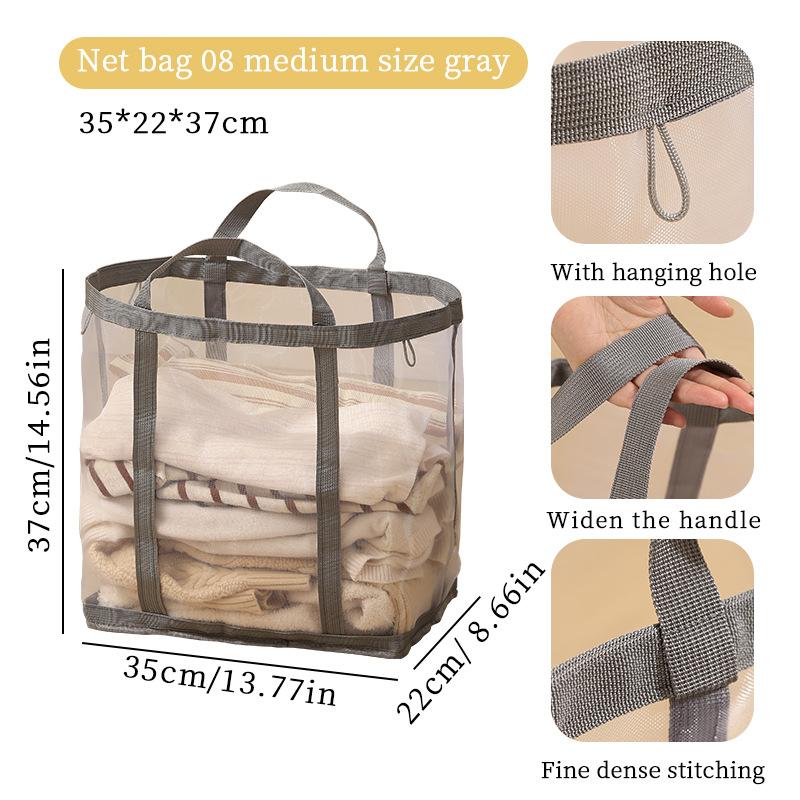 1/2 PCS Dirty Clothes Basket - Large Capacity, Foldable Clothes Storage Basket, Toy Bucket, Wall-mounted Bathroom Laundry Basket