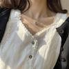 Sterling Color Graceful Lace Heart Charm Pendant Pendant Necklace Modish Stylish Gathering Party Event Choker Pendant Necklace Wedding
