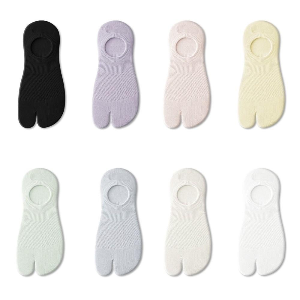Effen Kleur Onzichtbare Tabi Sokken Katoen Twee Teennagels Sokken Casual Gespleten Teen Boot Sokken Lente