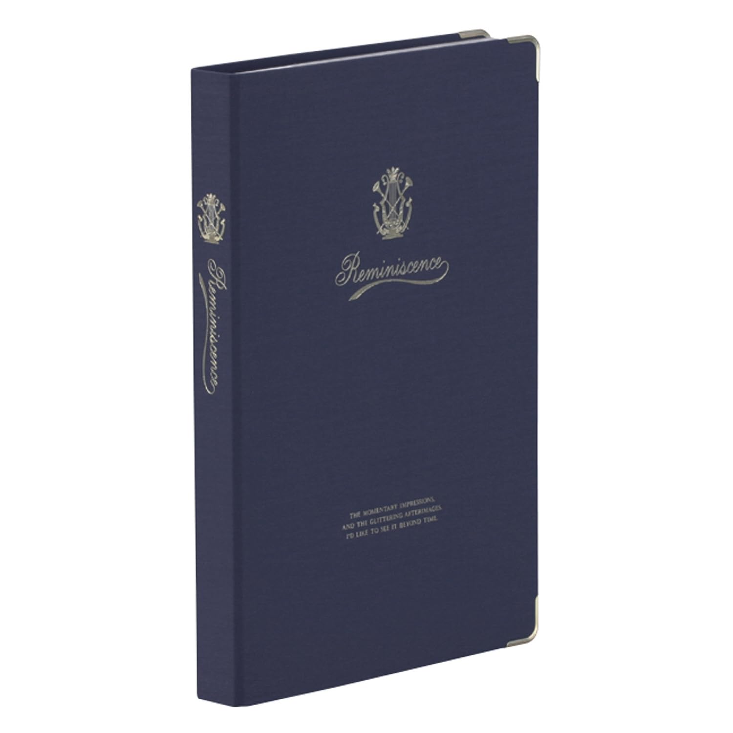 

Sekisei Pocket Album, Harper House Reminiscence Kakeru Album, KG Size, 246-Sheet Capacity, 151-200 Postcards, Cloth, Blue, XP-247P