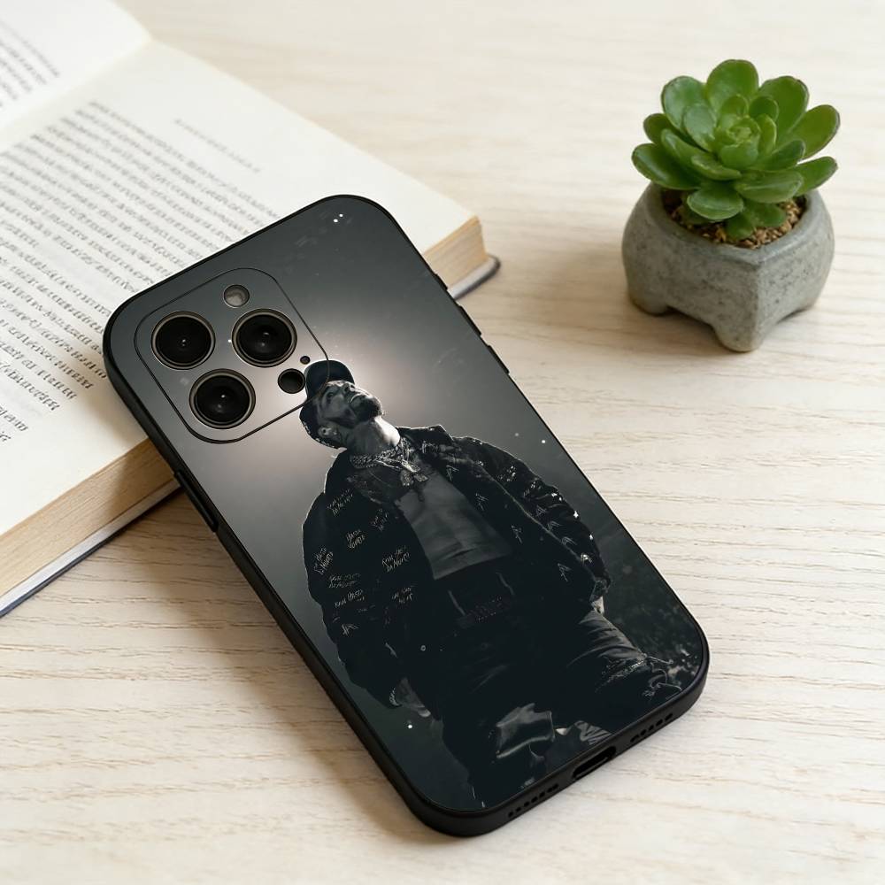A-Anuel AA Rapper Phone Case For iPhone 17,16,15,14,13,12,11 Plus,Pro Max,XS,Soft Silicone Black Cover