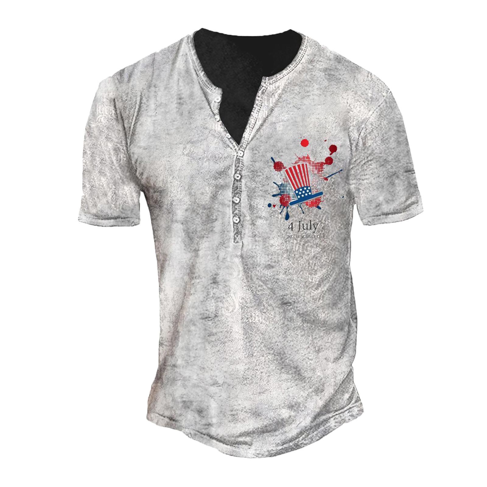 

Мужская модная футболка с коротким рукавом и вышивкой с коротким рукавом и принтом на весну и лето XXL