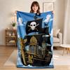 Pirate ShipSoft Throw Blanket Flannel Blanket Warm Sofa Bed Camping Home Decor Unique Christmas Gift C3102