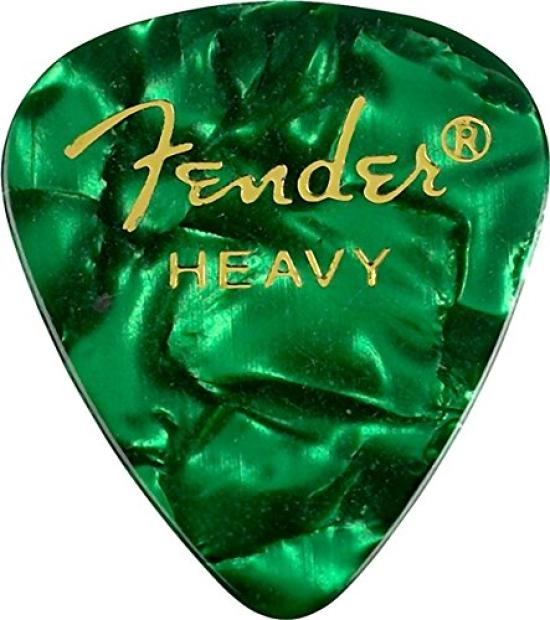 Fender 8 Teardrop Heavy Guitar Picks of each [8-Color Assortment] (1 color)
