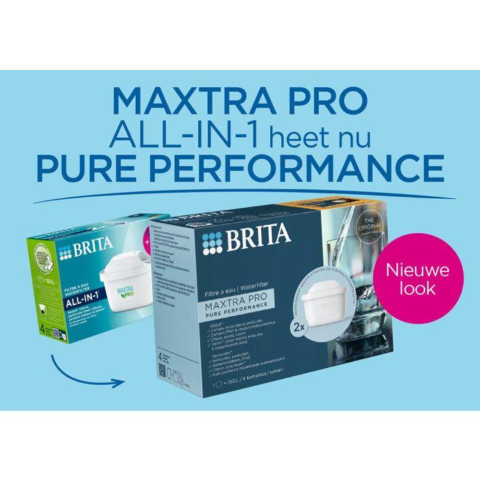 BRITA Cartouche Filtrante MAXTRA PRO Pure Performance Pack 12 - Recharge D'origine Pour Une Eau Au Goût Pur