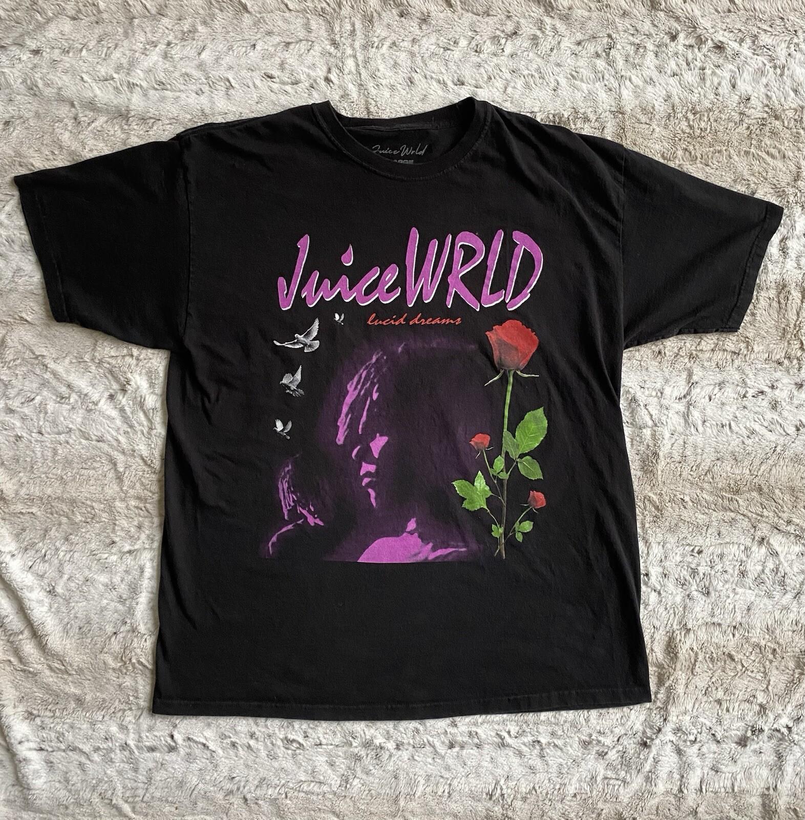 JUICE WRLD Authentic Lucid Dreams 999 Club Merch T-shirt XL L