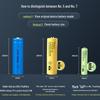 14500 3.7V Rechargeable Lithium Battery Set for Flashlights, Toys, Microphones, Mice, and Remotes