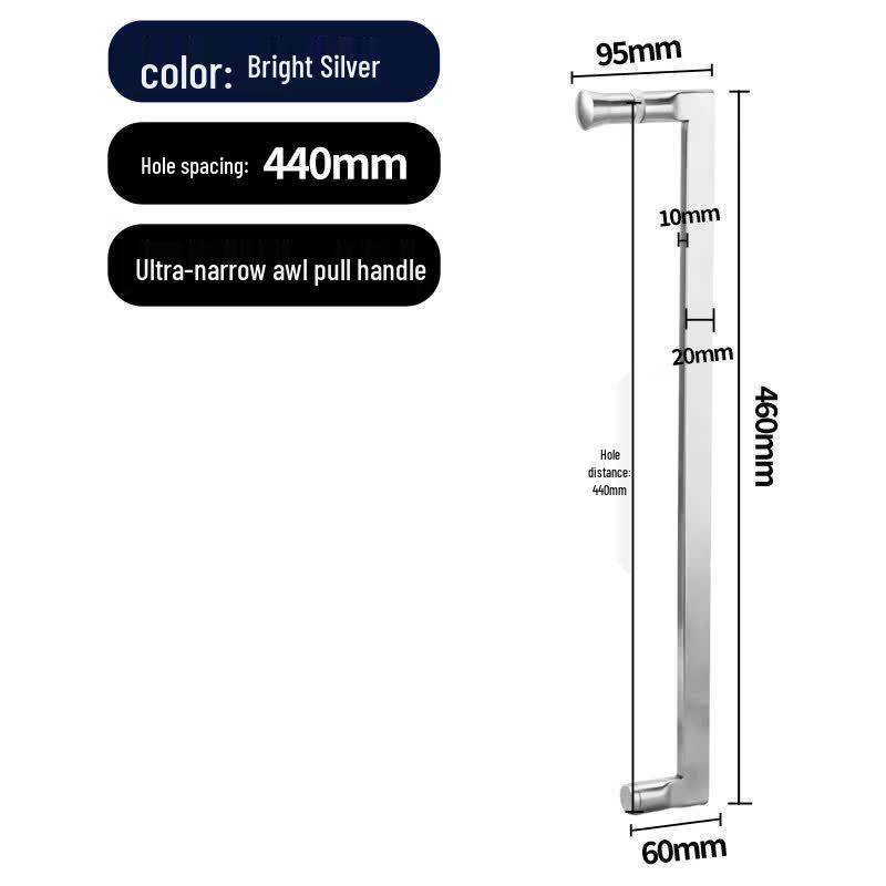 Jun Ding Ying 304 Stainless Steel Shower Door Pull Handle