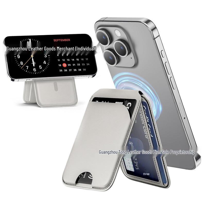 Magnetic Card Holder & Phone Stand - Strong Magsafe Card Sleeve Sticker