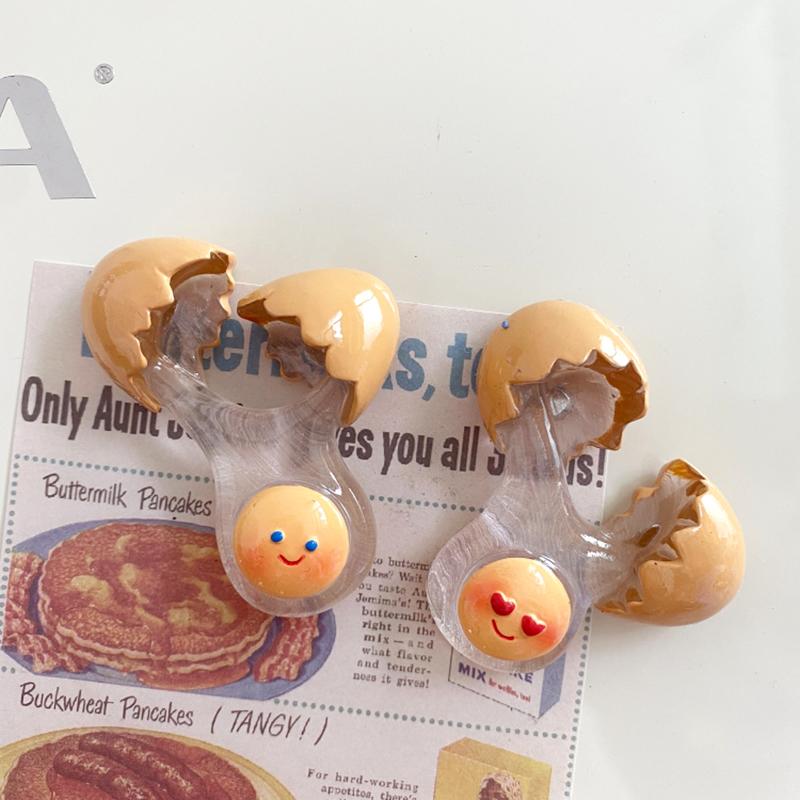Simulation Egg Food Refrigerator Magnets Creative Stationery Storage Rack Decor for Po Board Home Decorative Magnet